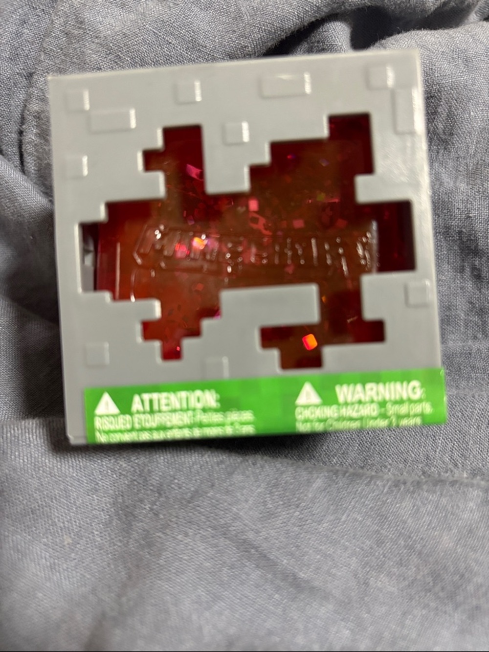 MINECRAFT JELLY CUBES - Viral Squishy IN HAND (RED)